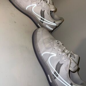 Nike Air Force 1 React White Light Bone